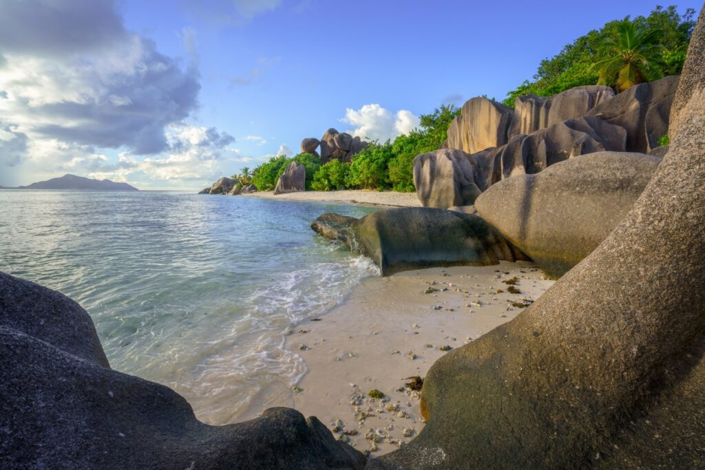 Anse Georgette, spiagge Seychelles, isola di Praslin 