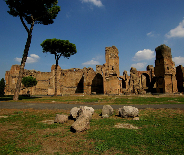 Le decorazioni e i sotterranei delle Terme di Caracalla