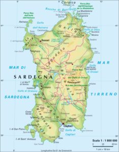 cartina Sardegna