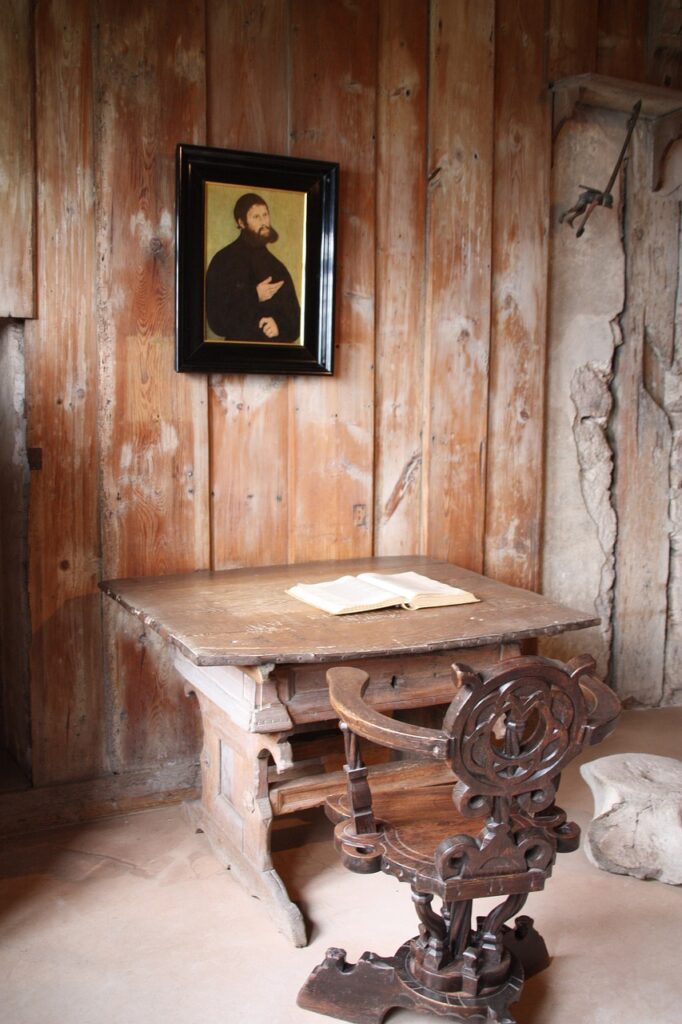 stanza di Martin Lutero al castello di Wartburg